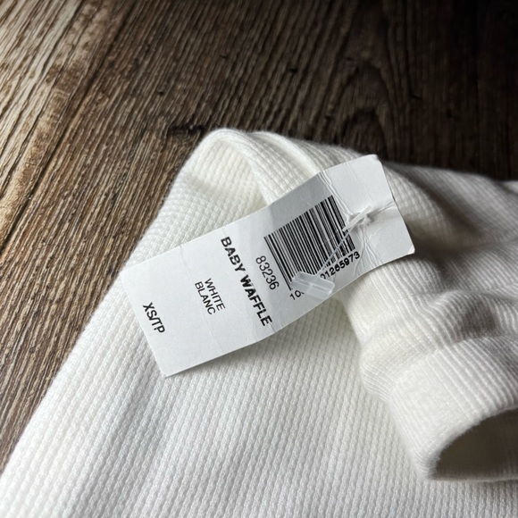 Sunday Best Aritzia NWT Baby Waffle Pant in White Size XS - Picture 5 of 9